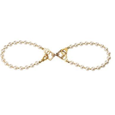 Набір БДСМ: перлинні наручники та поножі LOCKINK Pearl Bondage & Restraint Set зображення