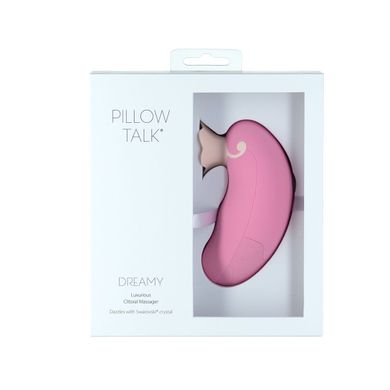 Роскошный вакуумный клиторальный стимулятор с кристаллом Swarovski Pillow Talk Dreamy Pink  картинка