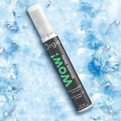 Спрей для орального сексу охолоджувальний Orgie Wow! Bucal spray, м'ята (10 мл)  зображення