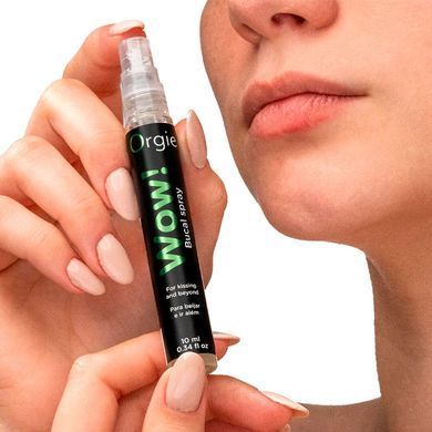 Спрей для орального сексу охолоджувальний Orgie Wow! Bucal spray, м'ята (10 мл)  зображення