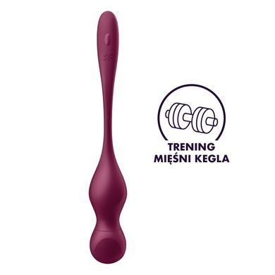 Вагінальні смарт-кульки з вібрацією та пультом ДК Satisfyer Love Birds Vary Connect App (діаметр 3,3 см) зображення