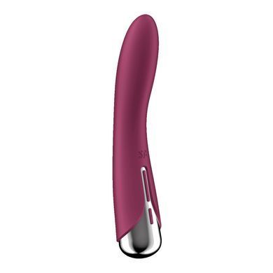 Вібратор для точки G з ротацією Satisfyer Spinning Vibe 1 Red (діаметр 3,5 см) зображення
