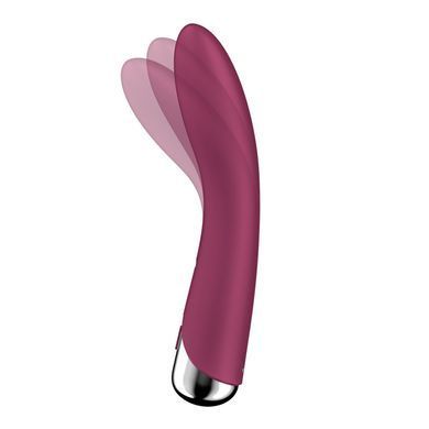 Вібратор для точки G з ротацією Satisfyer Spinning Vibe 1 Red (діаметр 3,5 см) зображення