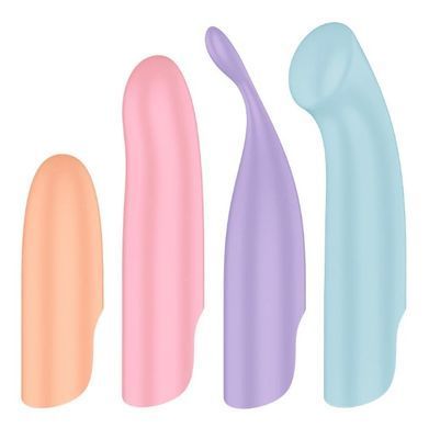 Набор 4-в-1: вибратор и 4 насадки Satisfyer Playful Four картинка