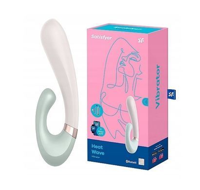Смарт вібратор кролик із підігрівом Satisfyer Heat Wave Mint (діаметр 3,5 см) зображення