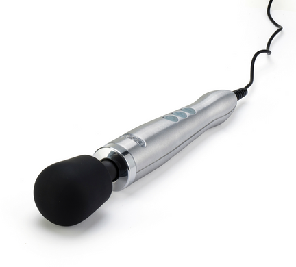 Вібромасажер-мікрофон DOXY Die Cast Polished (Silver), працює від мережі зображення