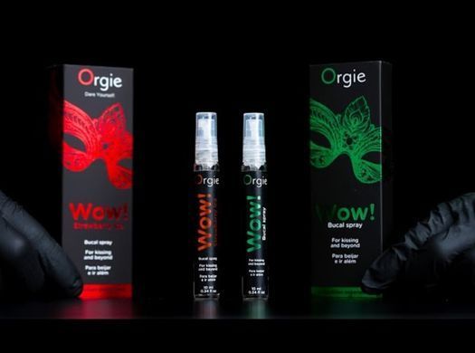 Спрей для орального сексу охолоджувальний Orgie Wow! Bucal spray, м'ята (10 мл)  зображення
