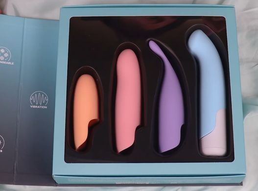 Набор 4-в-1: вибратор и 4 насадки Satisfyer Playful Four картинка