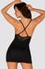 Розкішна сорочка + стрінги Obsessive 828-CHE-1 chemise & thong, розмір S/M картинка 14