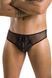 Сетчатые мужские трусы Passion 035 SLIP RICHARD black, размер L/XL картинка 1