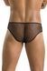 Сетчатые мужские трусы Passion 035 SLIP RICHARD black, размер L/XL картинка 2