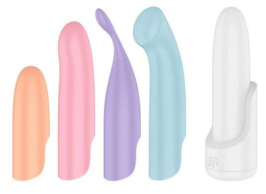 Набор 4-в-1: вибратор и 4 насадки Satisfyer Playful Four картинка