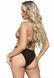 Бодистокинг в большую сетку с длинным рукавом Leg Avenue Long Sleeved Bodystocking Nude O/S картинка 2