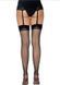 Чулки под пояс со швом сзади Leg Avenue Sheer backseam stockings OS Black картинка 5