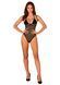 Прозрачное боди с двойными бретелями Obsessive Selinne teddy Black, размер XS/S картинка 6