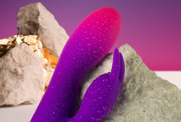 Вибратор-кролик Rocks Off Glo Girl Rabbit, на батарейках (диаметр 3,9 см) картинка