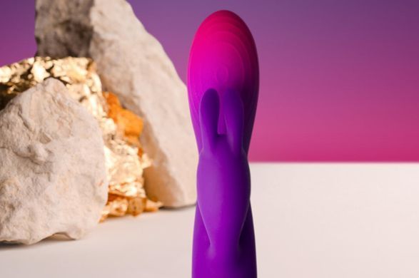 Вибратор-кролик Rocks Off Glo Girl Rabbit, на батарейках (диаметр 3,9 см) картинка