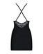 Розкішна сорочка + стрінги Obsessive 828-CHE-1 chemise & thong, розмір S/M картинка 4