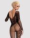 Ажурный бодистокинг с рукавами Obsessive Bodystocking F210 black, размер S/M/L картинка 2