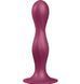 Дилдо на присосці з рухомими кульками Satisfyer Double Ball-R Red (діаметр 3,8 см) картинка 5