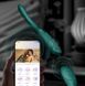 Компактна смарт секс-машина з пультом ДК Zalo Sesh Turquoise Green + 2 насадки (діаметр 3,8 см) картинка 3