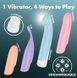 Набор 4-в-1: вибратор и 4 насадки Satisfyer Playful Four картинка 12