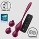 Вагінальні смарт-кульки з вібрацією та пультом ДК Satisfyer Love Birds Vary Connect App (діаметр 3,3 см) картинка 1