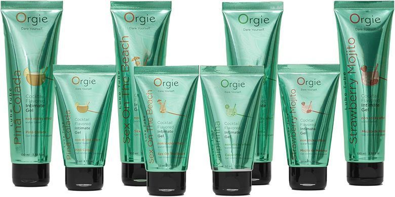 Съедобный лубрикант на водной основе Orgie Lube Tube Cocktail Caipirinha, коктейль Кайпиринья (100 мл) картинка