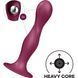 Дилдо на присосці з рухомими кульками Satisfyer Double Ball-R Red (діаметр 3,8 см) картинка 1
