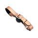 Шкіряний кляп з силіконовою кулькою Liebe Seele Rose Gold Memory Ball Gag картинка 5