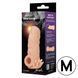 Насадка на член з отвором для мошонки Kokos Nude Sleeve NS 005, розмір M картинка 2