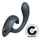 Вагінально-кліторальний вібратор Satisfyer G for Goddess 1 Dark Grey (діаметр 4 см) зображення