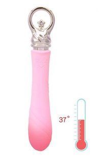 Вібратор для точки G з підігрівом Zalo Sweet Magic Courage Fairy Pink (діаметр 3,4 см) зображення
