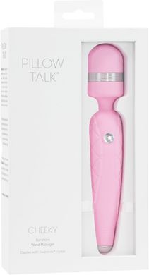 Вибромассажер - микрофон с кристаллом Сваровски PILLOW TALK Cheeky Pink картинка