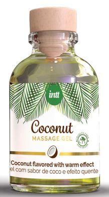 Согревающий массажный гель для интимных зон Intt Coconut Vegan (30 мл) картинка