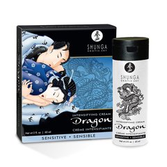 Стимулюючий крем для пар з ефектом "Лід і полум'я" Shunga SHUNGA Dragon Cream SENSITIVE (60 мл) зображення