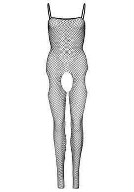 Бодистокинг в большую сетку с открытым доступом Leg Avenue Suspender Bodystocking Black O/S картинка