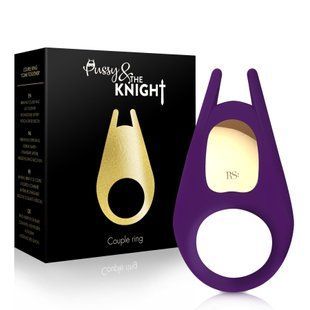 Эрекционное виброкольцо Rianne S: The Pussy & The Knight Couple Ring (диаметр 3,2-5,5 см) картинка