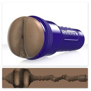 Мастурбатор-попка Fleshlight Boost Blast Female Medium Dark Flesh, плавающие кольца Turbo Tech картинка