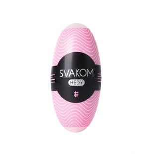 Яйцо-мастурбатор SVAKOM HEDY Pink, розовое картинка