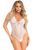 Кружевное боди Leg Avenue Floral lace thong teddy OS White картинка