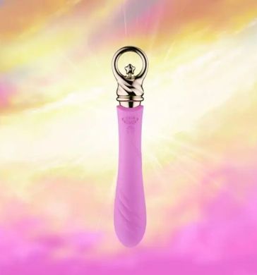 Вибратор для точки G с подогревом Zalo Sweet Magic Courage Fairy Pink (диаметр 3,4 см) картинка