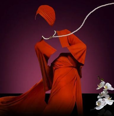 Перлинний нашийник з повідцем LOCKINK Pearl Collar & Leash Set зображення