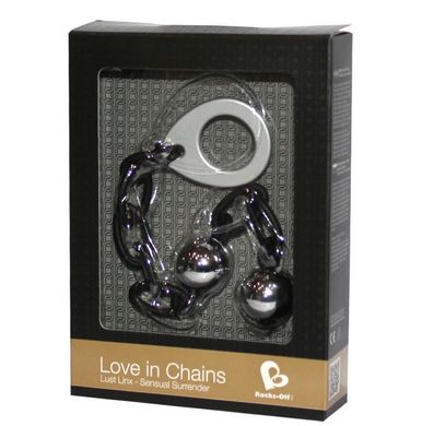 Вагінальні кульки Rocks Off Love in Chains (діаметр 2,5 см) зображення