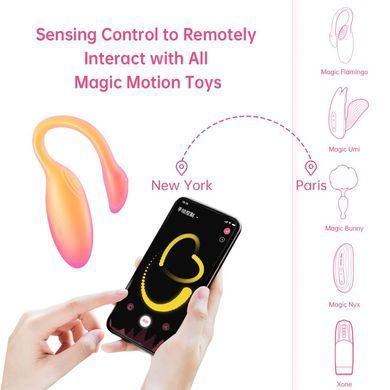 Смарт-виброяйцо Magic Motion Flamingo Max Orange (диаметр 3,2 см) картинка
