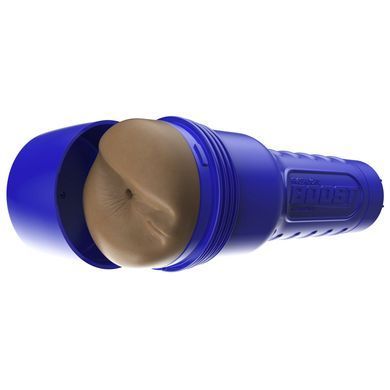 Мастурбатор-попка Fleshlight Boost Blast Female Medium Dark Flesh, плаваючі кільця Turbo Tech зображення