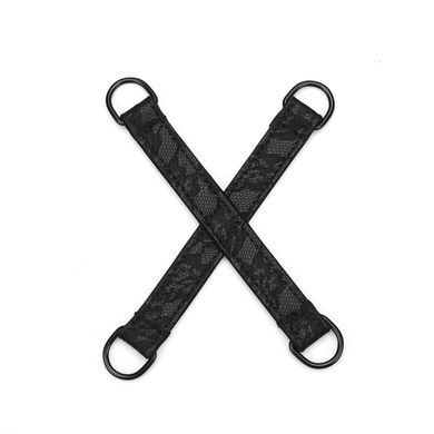 Набор для БДСМ Liebe Seele Black Lace and Neoprene 11pcs Bondage Kit (11 девайсов) картинка