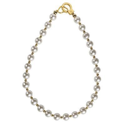 Перлинний нашийник з повідцем LOCKINK Pearl Collar & Leash Set зображення