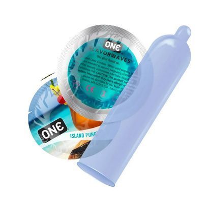 Презерватив оральний ONE FlavorWaves, смак Island Punch (1 шт) зображення