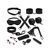 Набор для БДСМ Liebe Seele Black Lace and Neoprene 11pcs Bondage Kit (11 девайсов) картинка